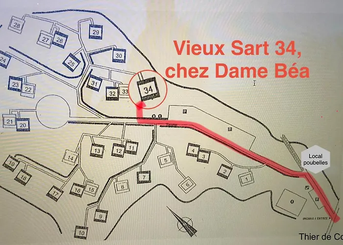 Casa vacanze Vieux Sart 34, Chez Dame Béa